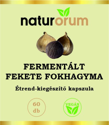 Naturorum fekete fokhagyma kapszula 500mg 60 db
